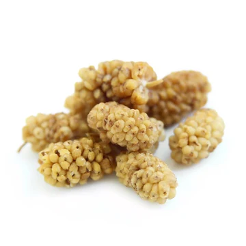 Naturliga torkade vita mullbär